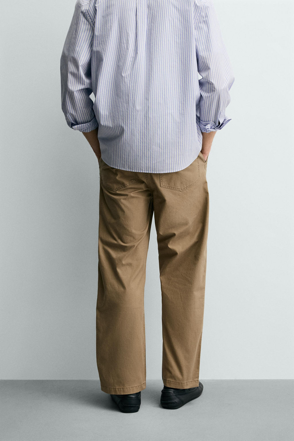 FADED STRAIGHT-LEG TROUSERS - Zara фото 3