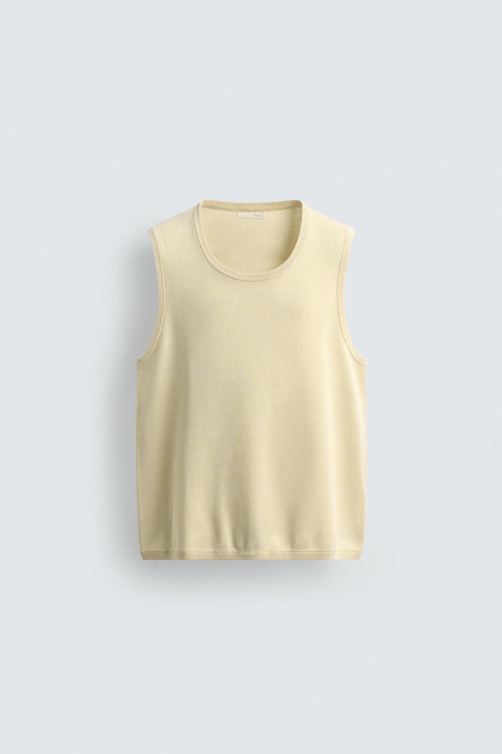 CHALECO PUNTO ESTRUCTURA / Beige claro - Zara фото 6