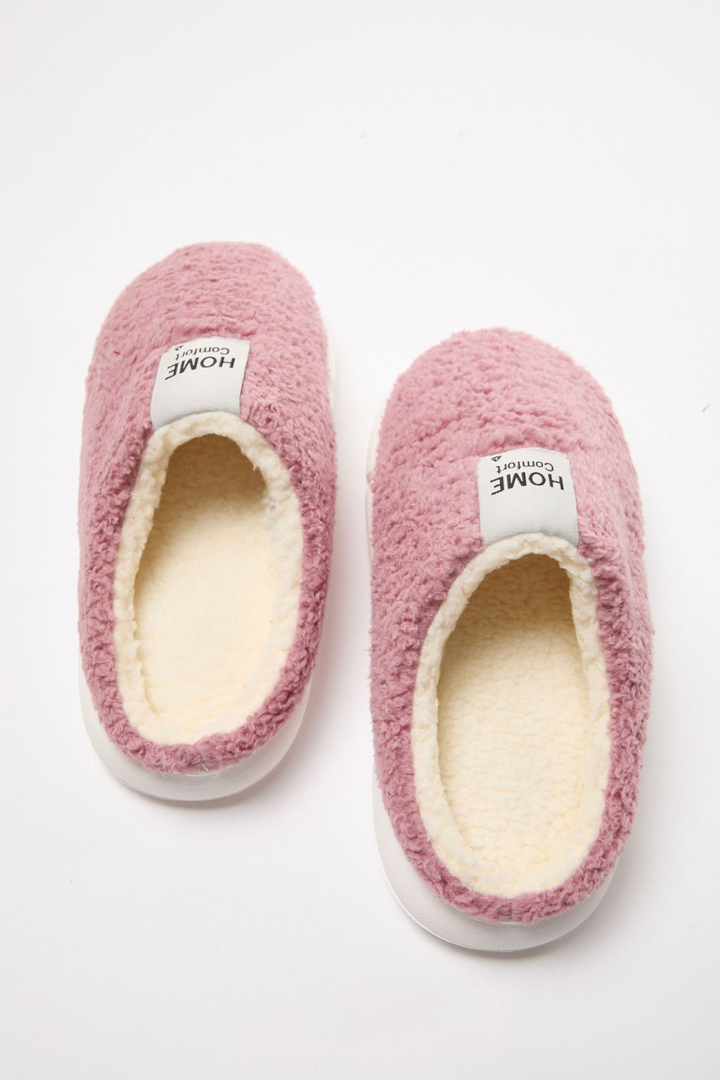 Trendyol Shoes Bej Pelus Dokuma Etiket Detayl? Kad?n Ev Terligi TAKAW25ER00012 - Trendyolmilla фото 3