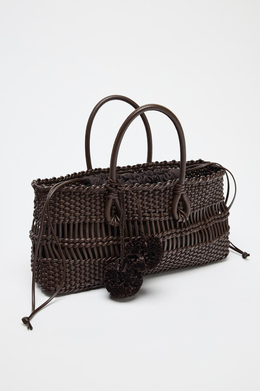 BRAIDED HANDBAG - Zara фото 5
