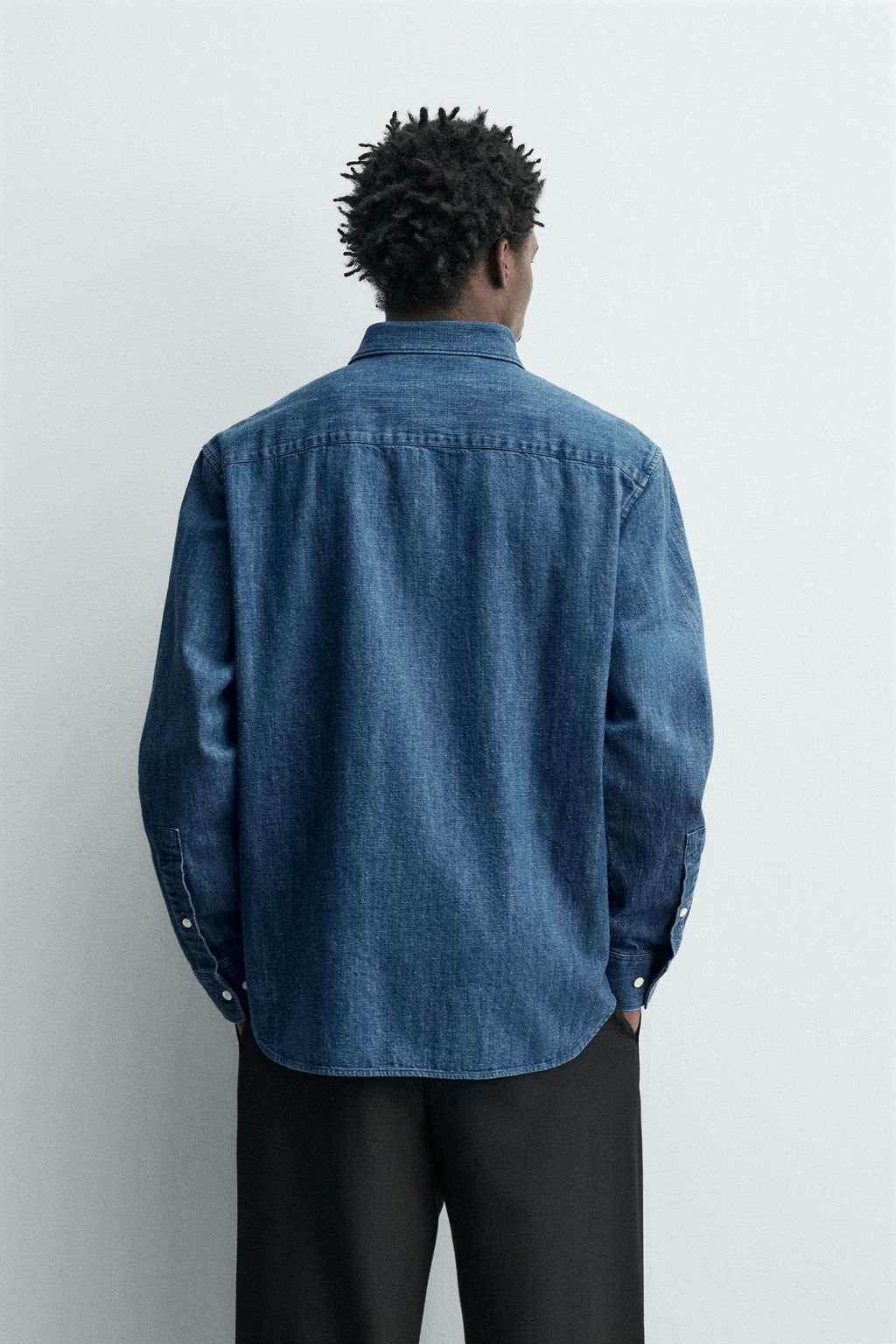 SELVEDGE DENIM SHIRT - Zara фото 3