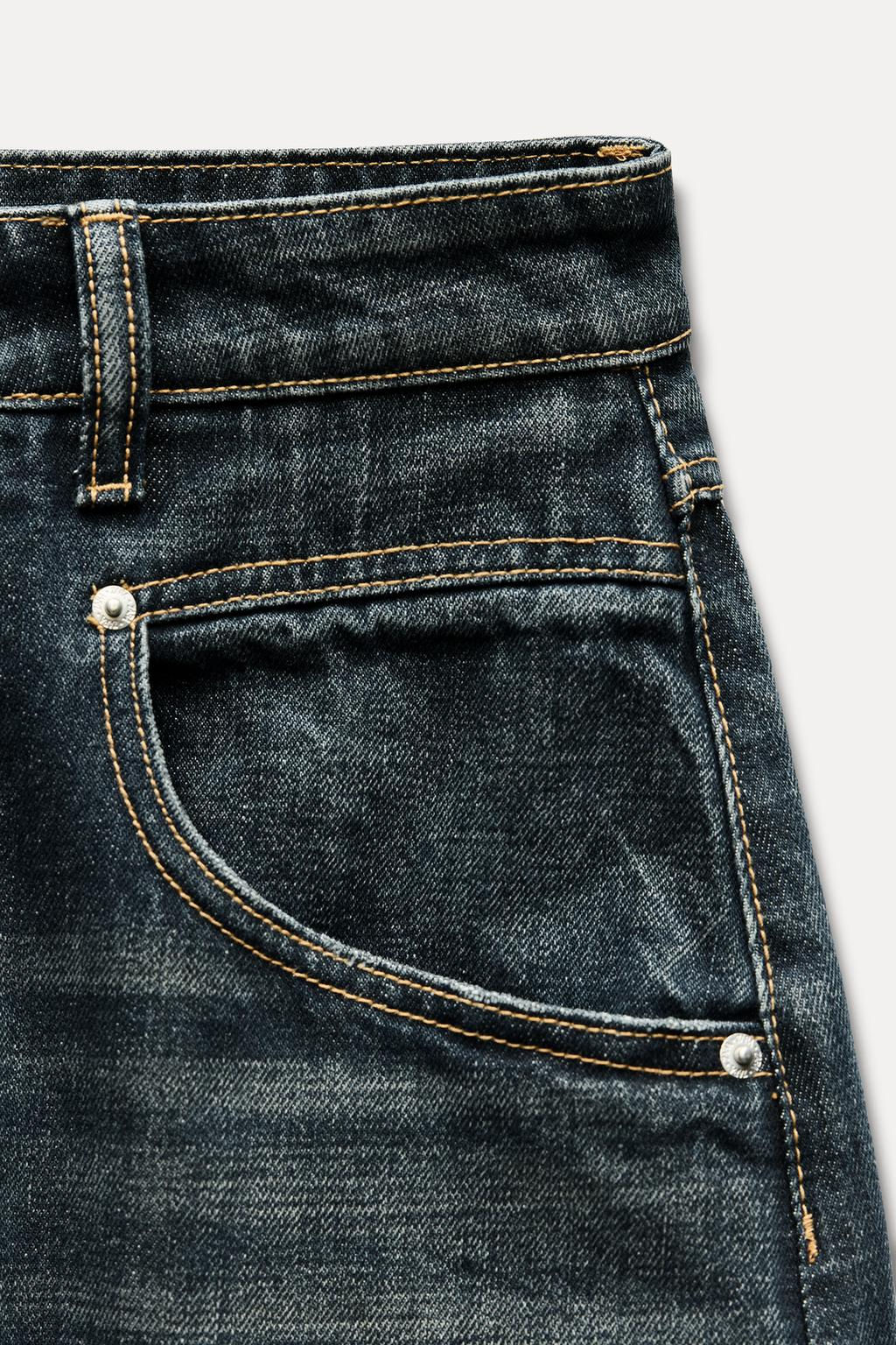 TRF BALLOON MID-RISE JEANS - Zara фото 11