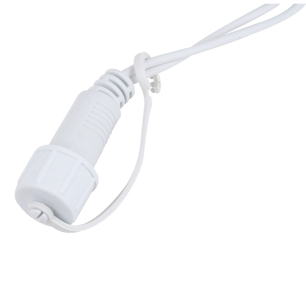 ULD-S1000-120/SWK WARM WHITE IP67 Гирлянда светодиодная со статическим свечением, 10м. Соединяемая.120 светодиодов. Теплый белый свет. Провод белый. ТМ Uniel