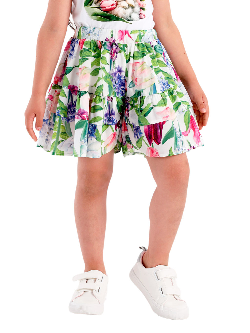 Юбка-шорты для девочки О57238 - Карамелли фото 4