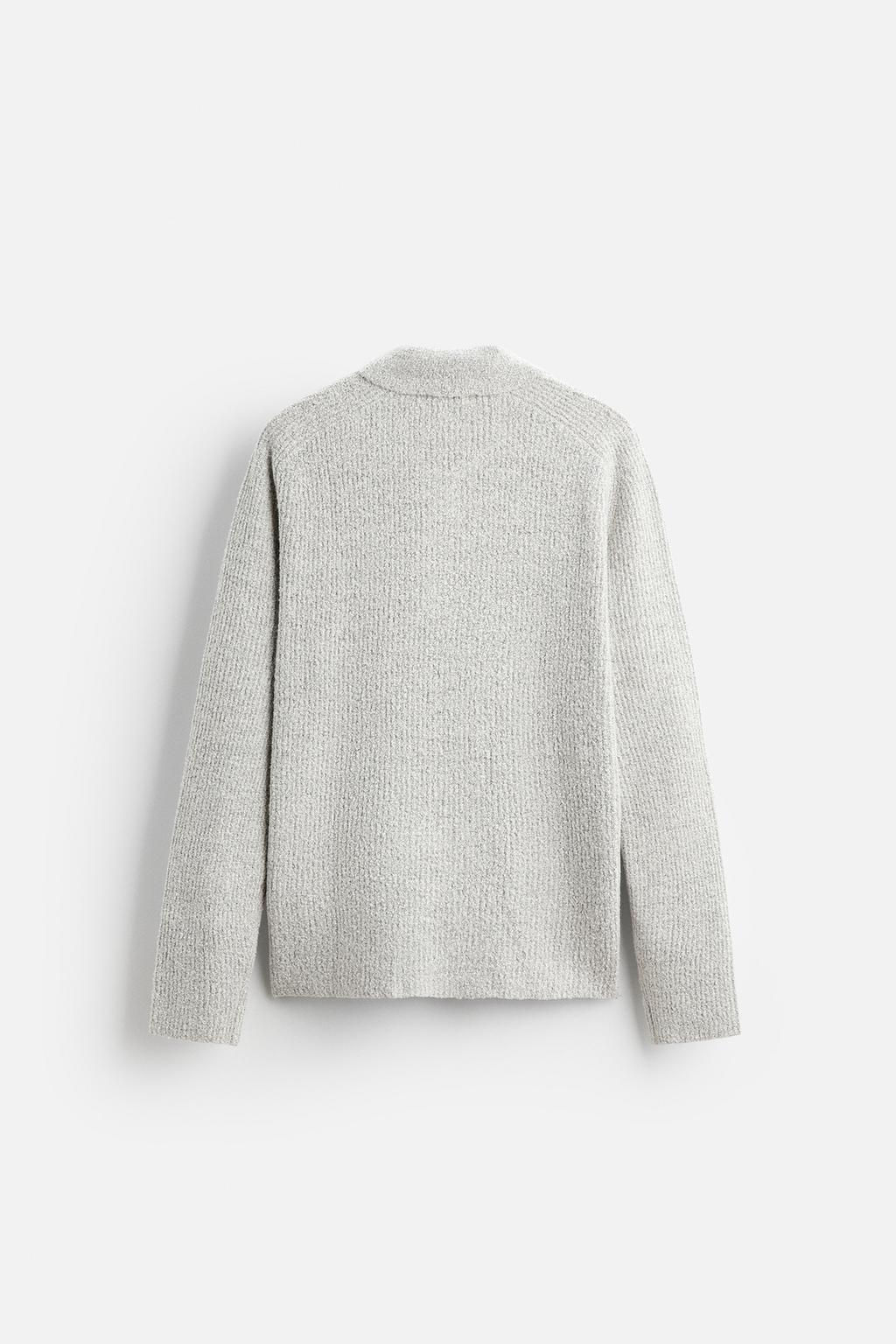 BOUCLE TEXTURED POLO SHIRT - Zara фото 8