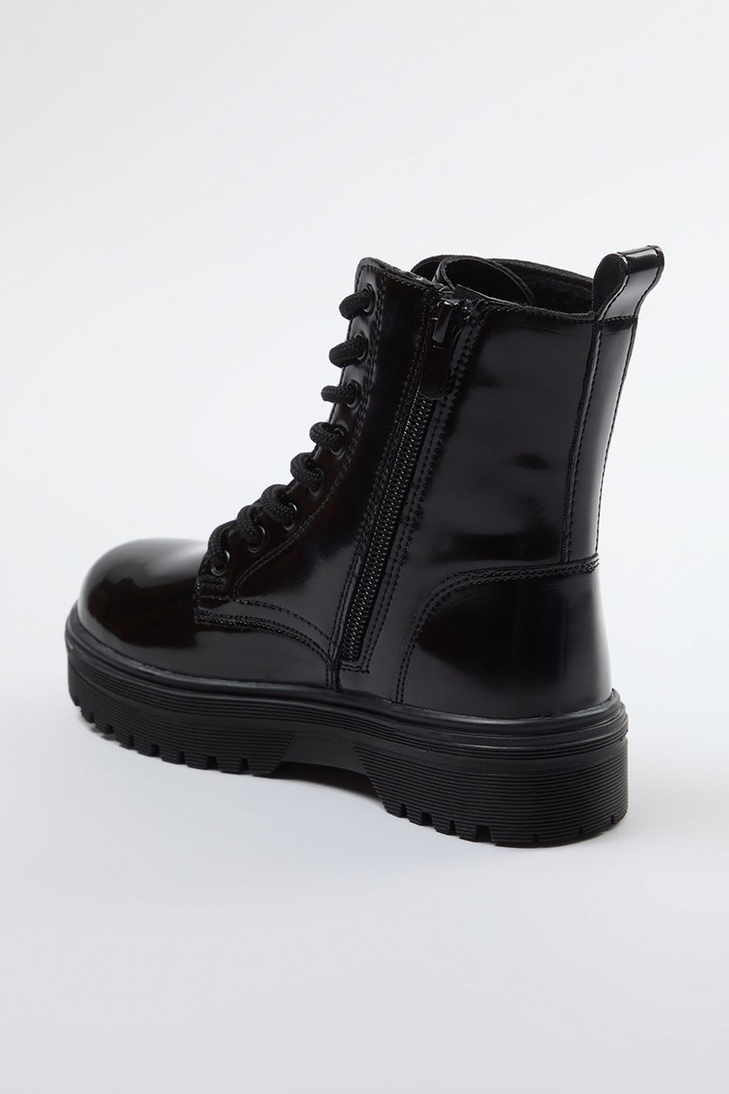 Trendyol Shoes Siyah Fermuarl? ve Bagc?kl? Buyuk K?z Cocuk Kids Postal Bot TAKAW25BO00040 - Trendyolmilla фото 4