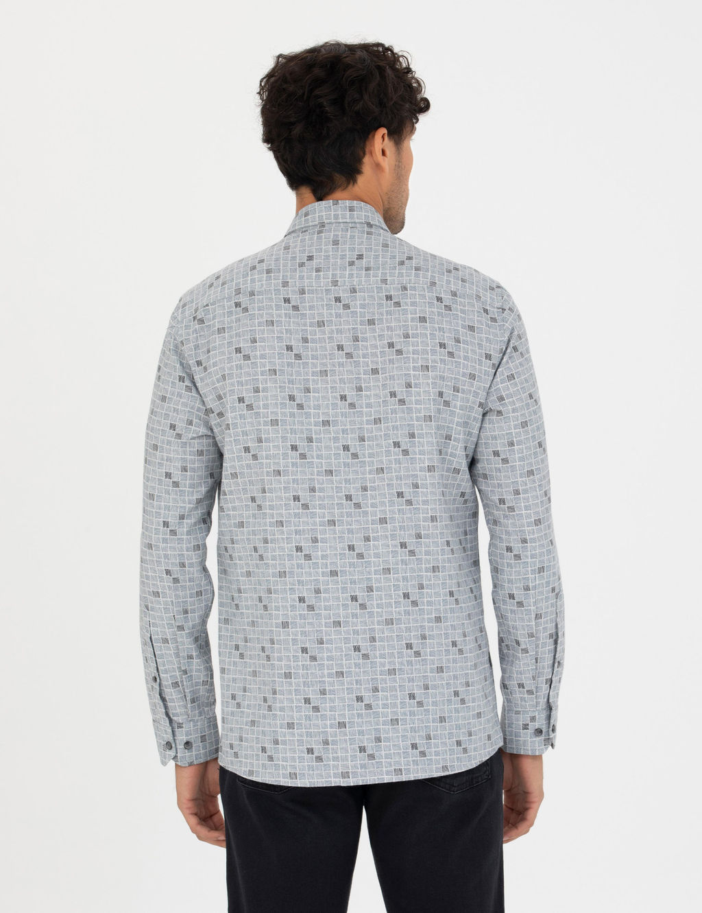 Рубашка Pierre Cardin Slim Fit синяя