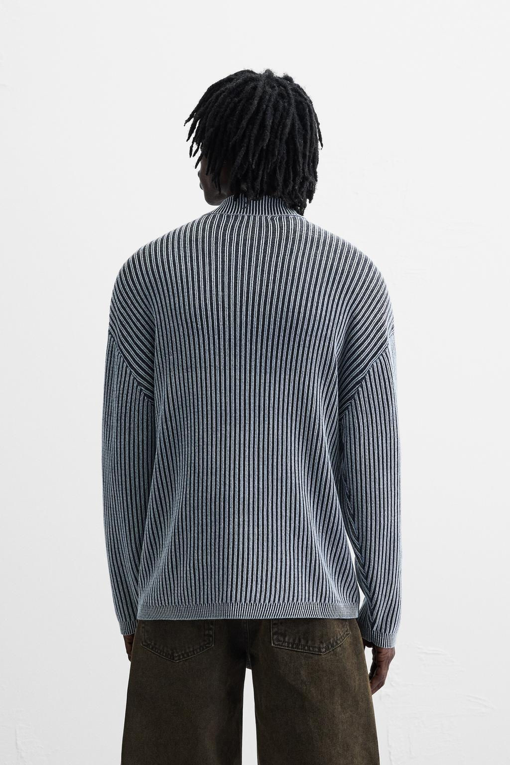 WASHED KNIT POLO SHIRT - Zara фото 3