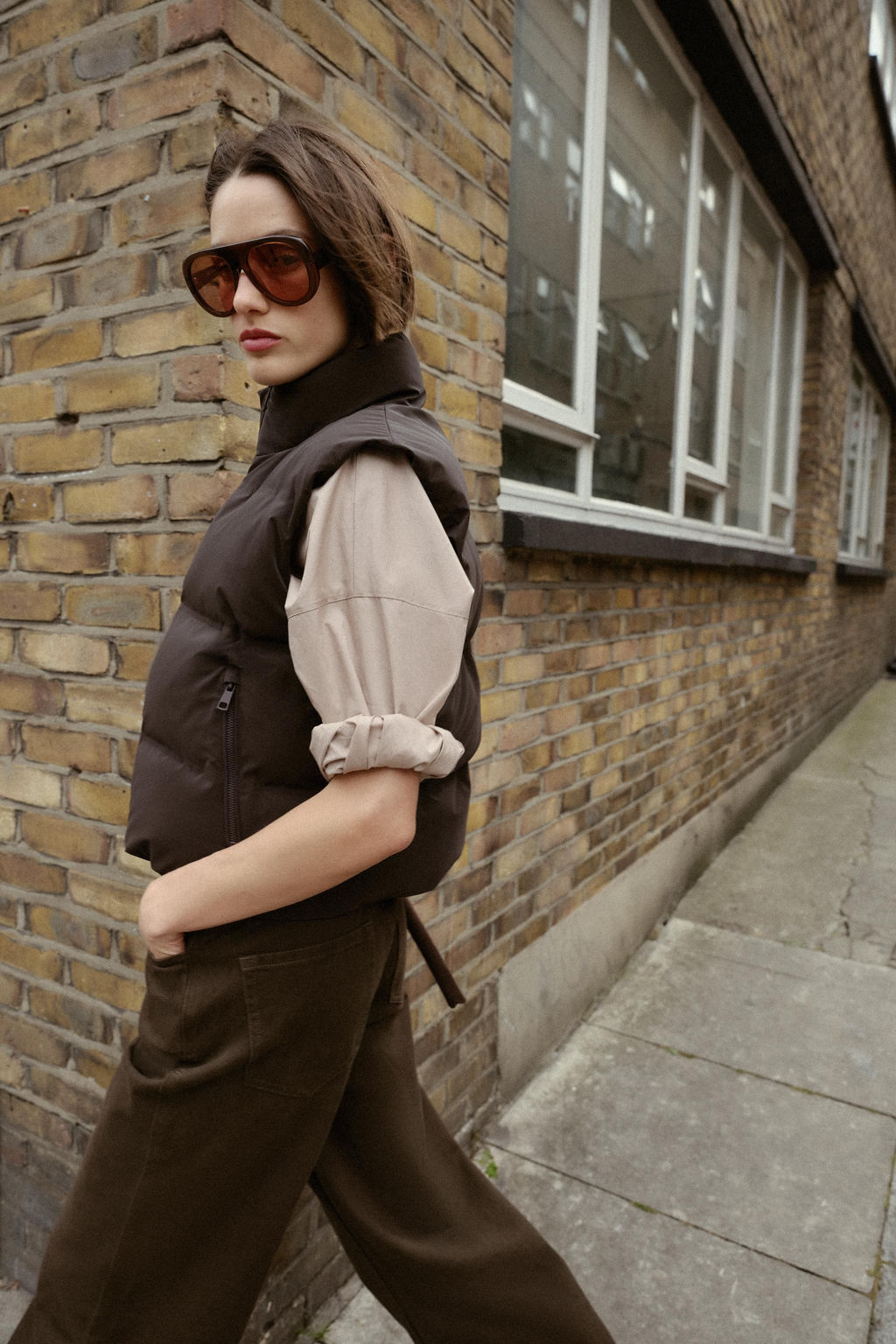 RUBBERISED PUFFER GILET - Zara фото 3