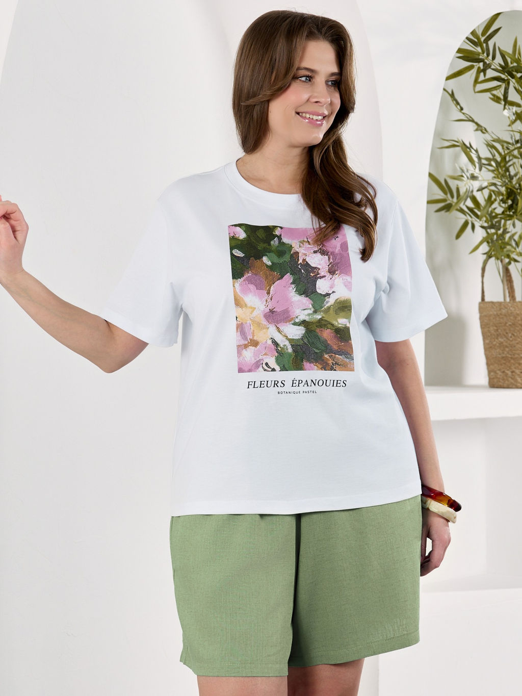 Шорты Камео-3 из вискозы со льном - Виотекс фото 85