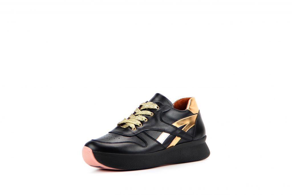 Кроссовки EDART 132.omegabl.black-gold
