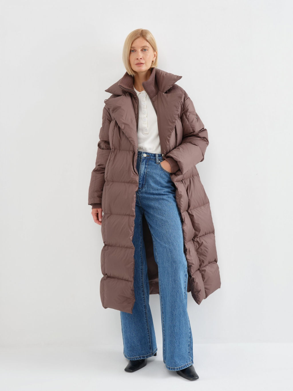 Conso/WDL 230504 - cappuccino Пуховое пальто