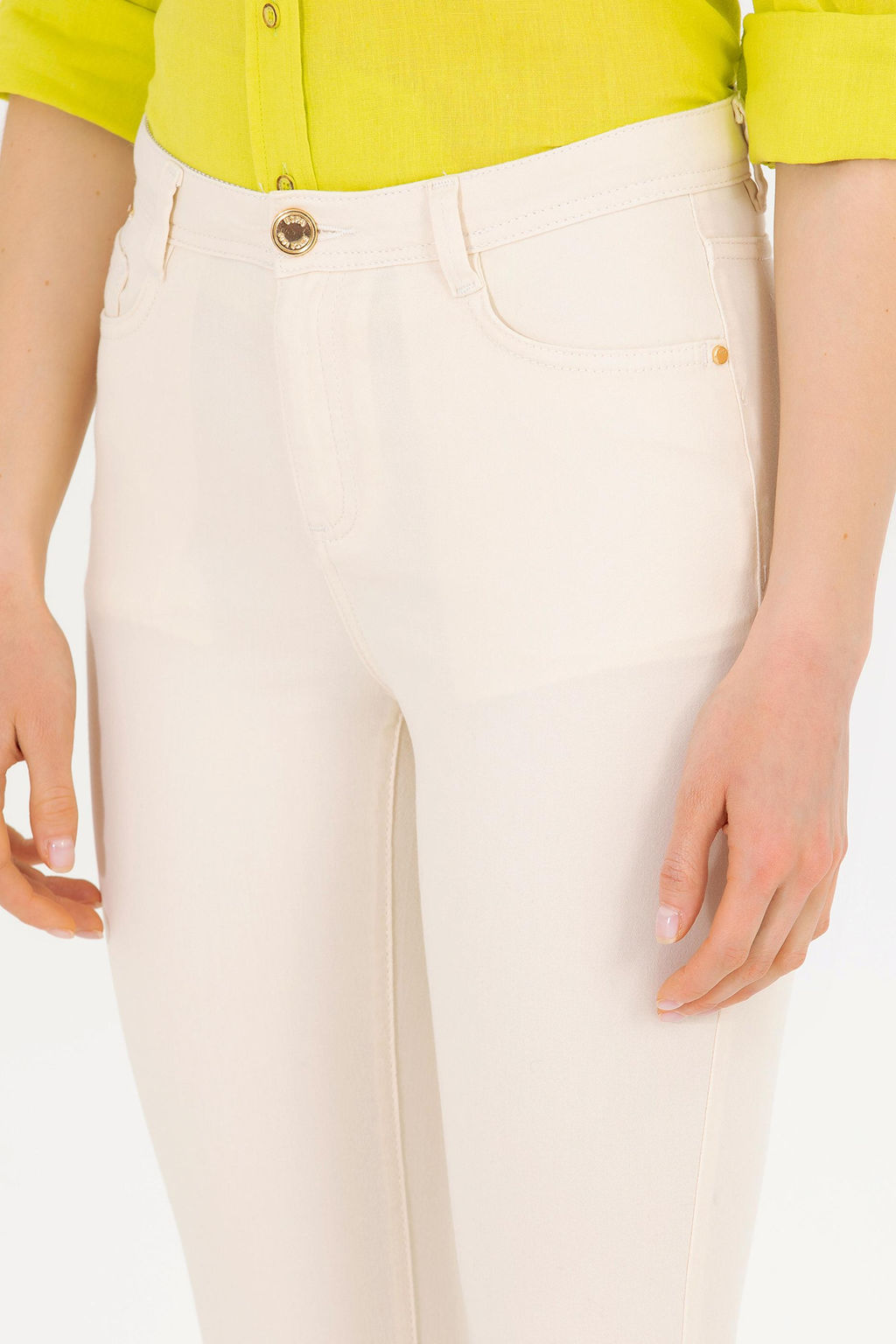 U. S. Polo Assn Женские кремовые брюки - U.s. polo assn фото 6