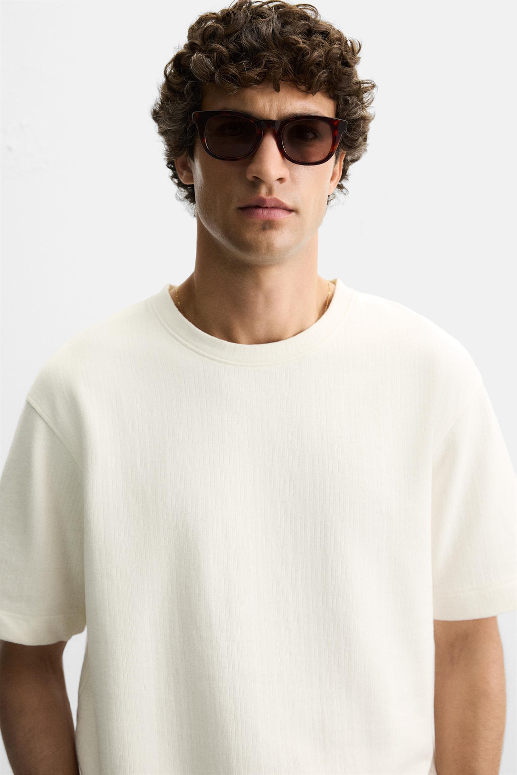 TEXTURED REGULAR FIT SWEATSHIRT - Zara фото 5