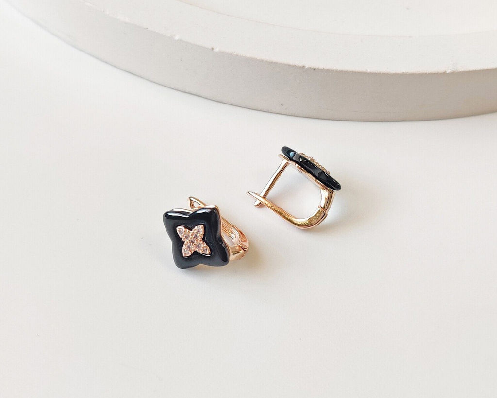 Серьги с керамикой