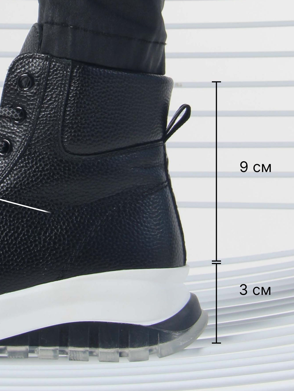 Ботинки EDART 311.AVATARbl. Черный макс/мех фото 7