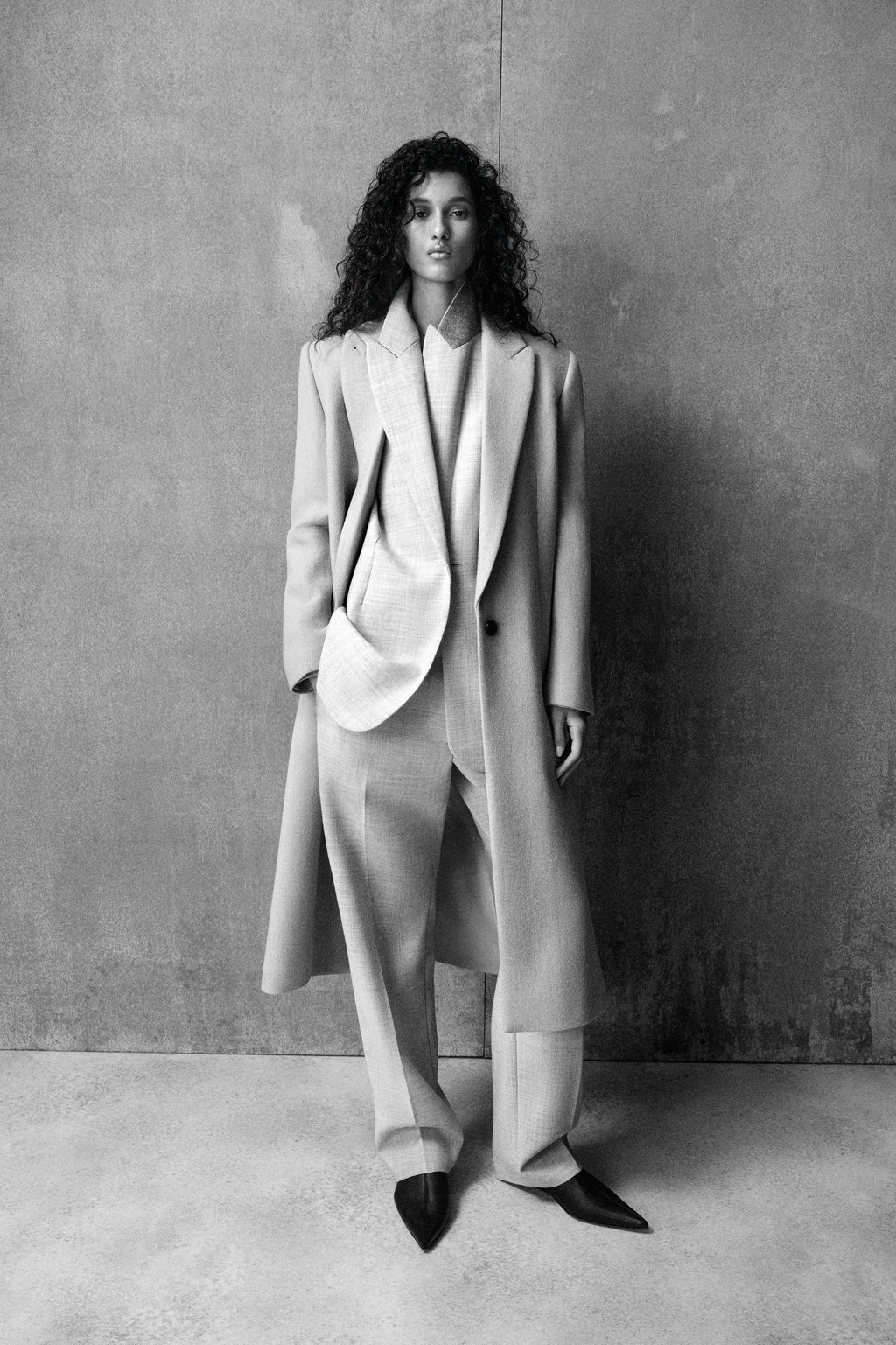 PANTAL?N STRAIGHT LEG EN MEZCLA DE LANA - H&m фото 8