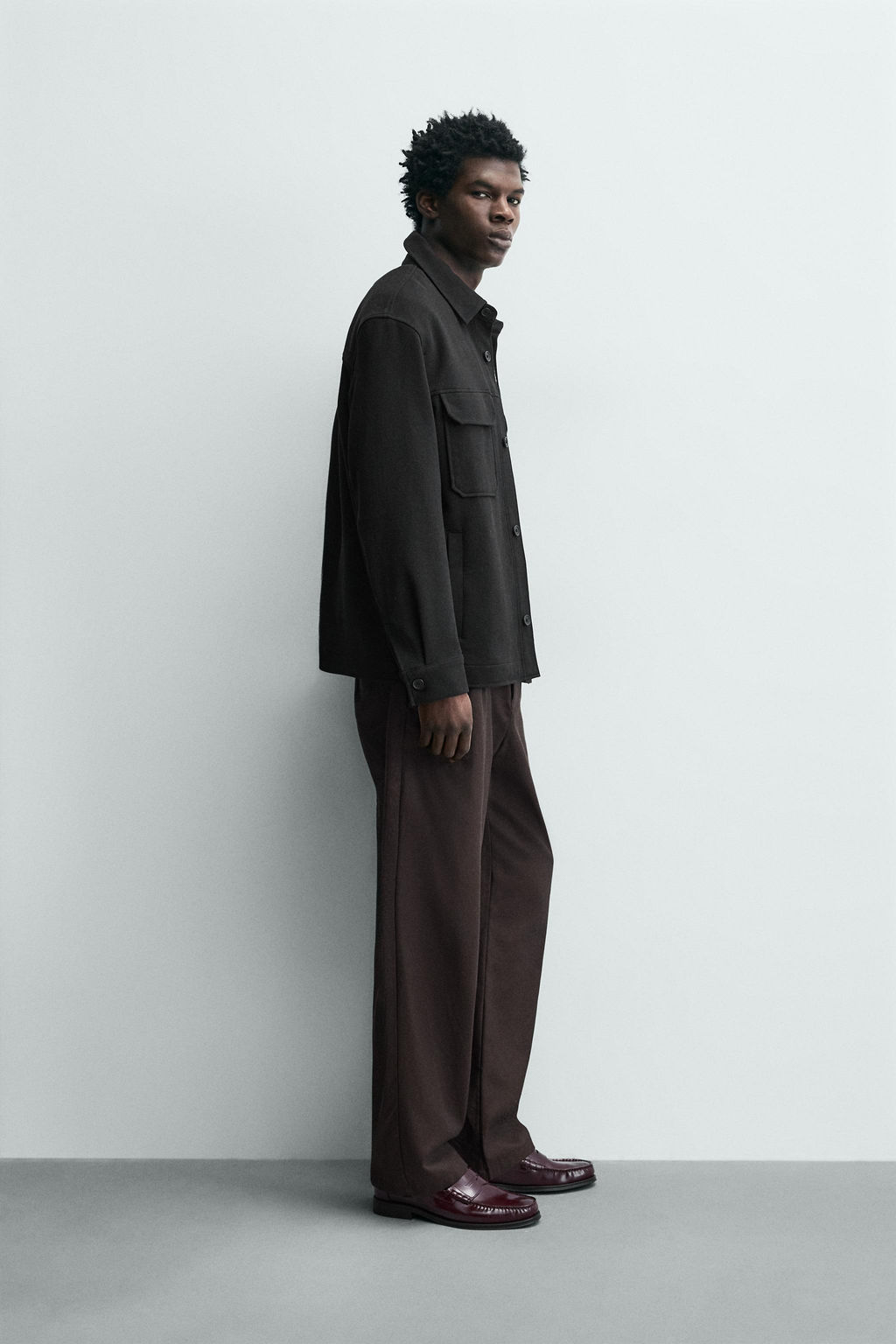 SOBRECAMISA ESTRUCTURA CONFORT / Negro - Zara фото 4