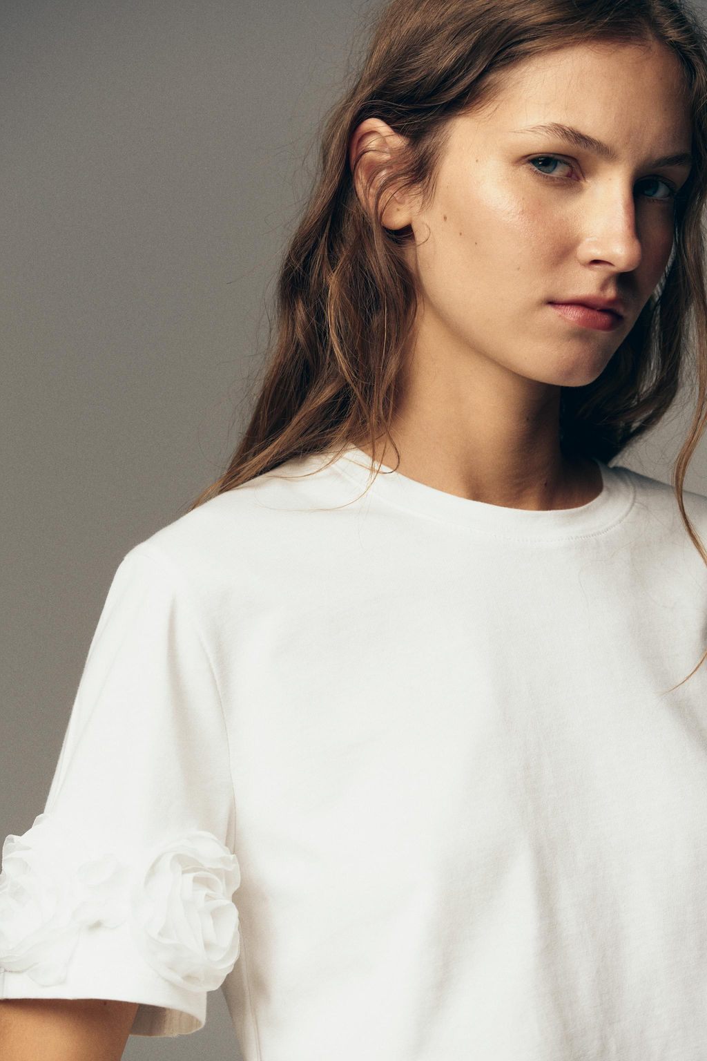 3D FLORAL T-SHIRT - Zara фото 3