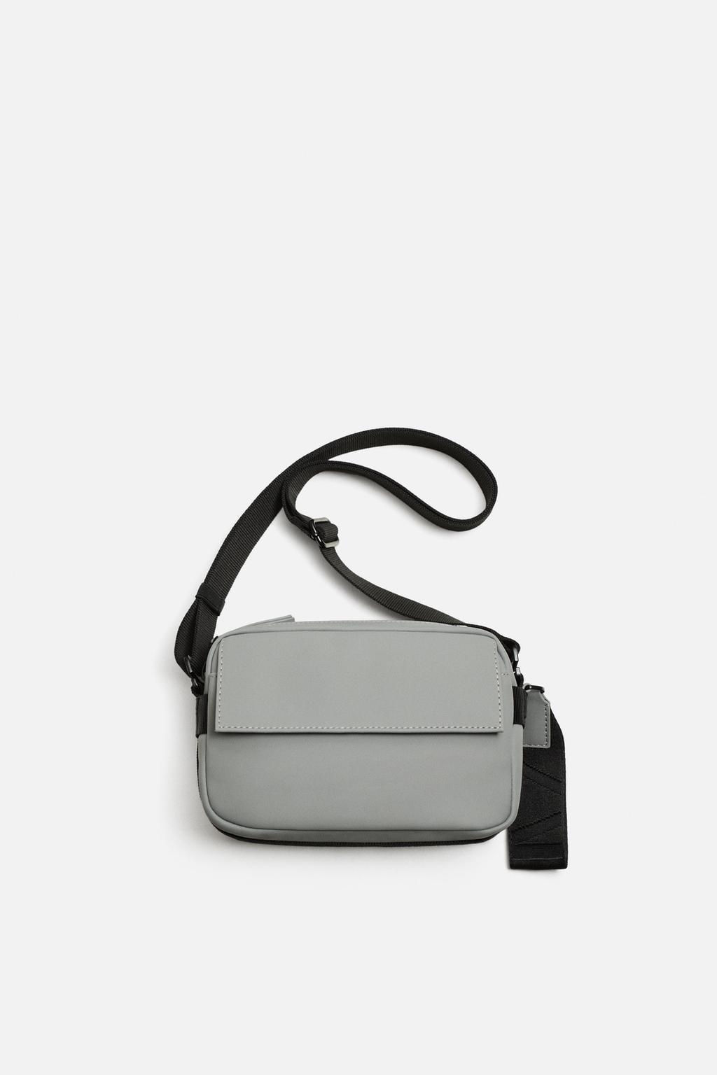 RUBBERISED CROSSBODY BAG - Zara фото 11