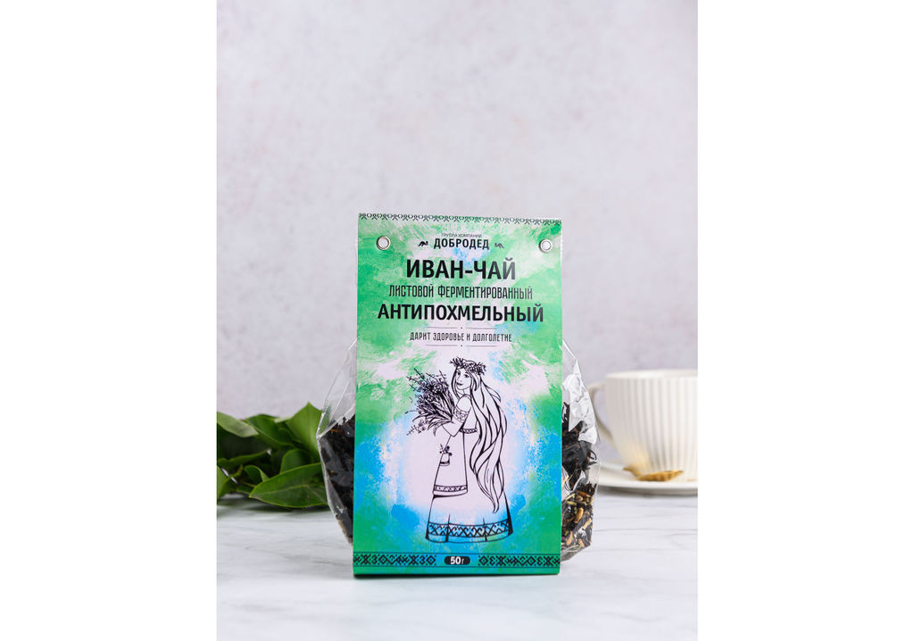 Иван-Чай листовой ферментированный Антипохмельный 50 г