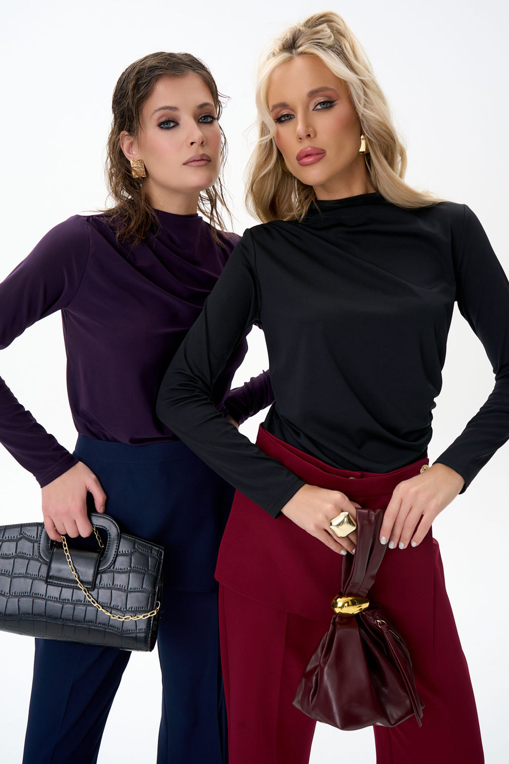 Лонгслив Нора (чёрный) - Эльза фото 11