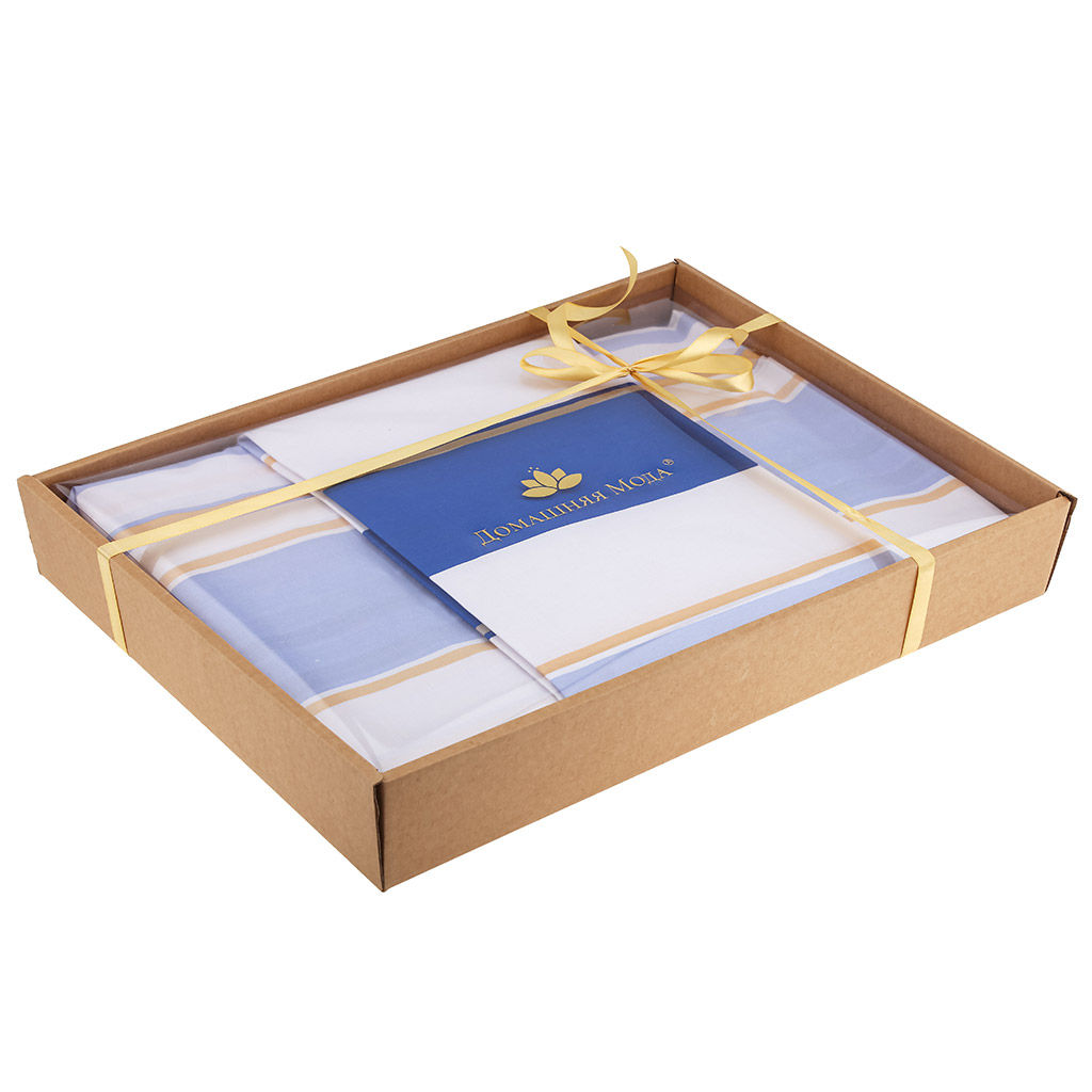 Постельное белье, комплект Евростандарт Северная звезда, 6 предметов: пододеяльник на пуговицах 200х215см, евро-простыня на резинке 160х200х27см, 2 наволочки 50х70см французский кант, 2 наволочки 70х70см, с клапаном-запахом, поплин Премиум Пакис - Домашняя мода фото 2