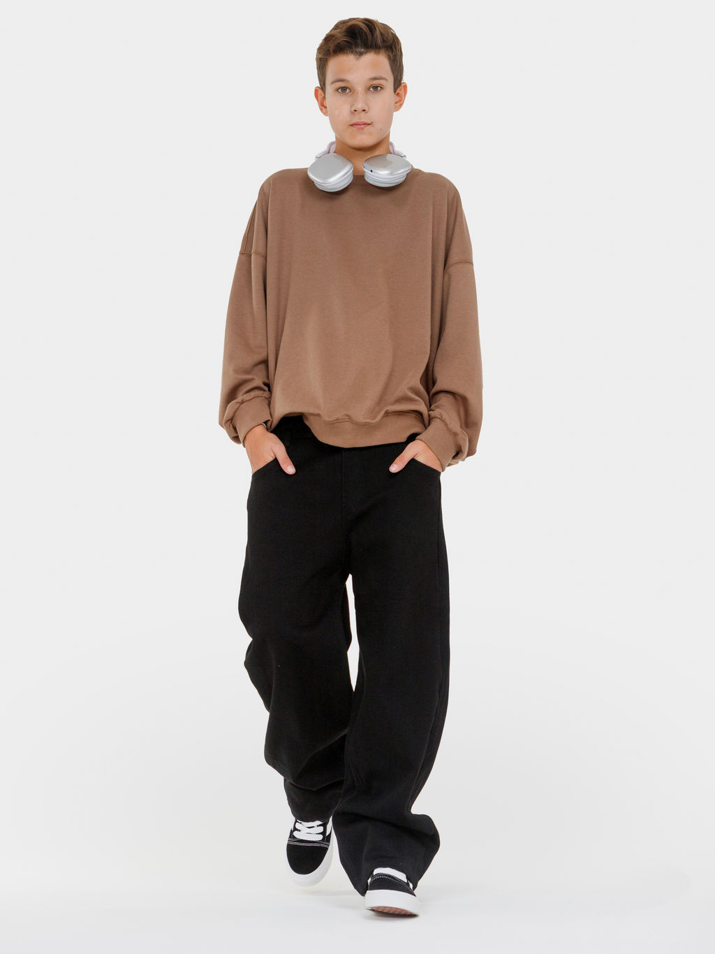 Джинсы-багги утеплённые для мальчиков - Синий мир фото 6