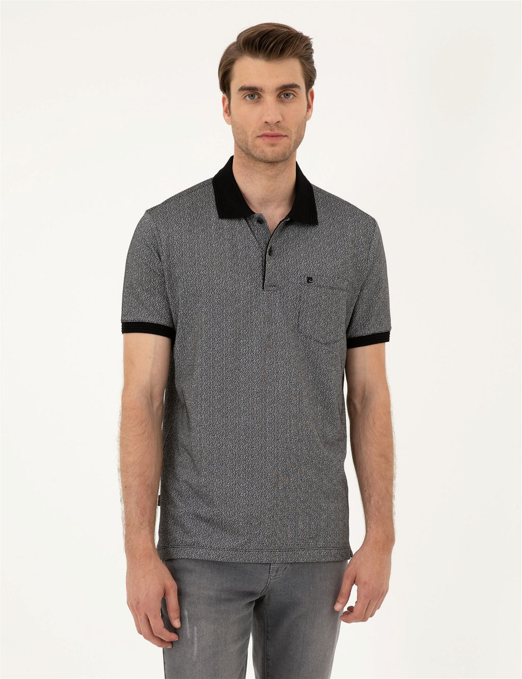 Siyah Regular Fit Ti__rt