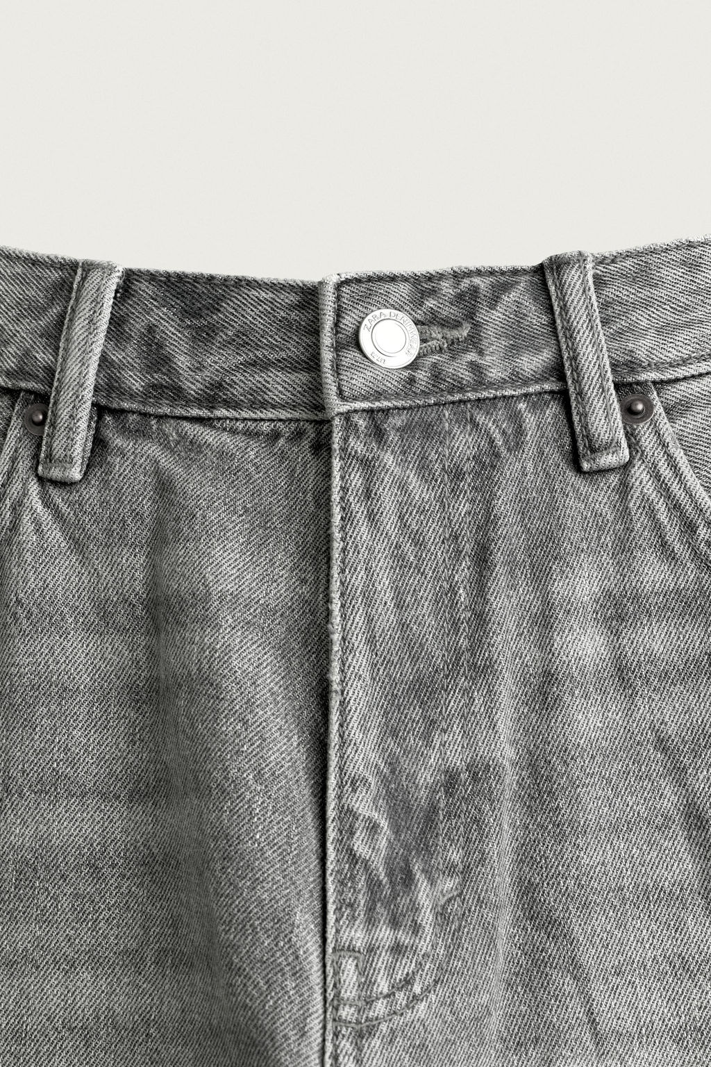 JEANS SLIM TAPERED FIT / Gris - Zara фото 9