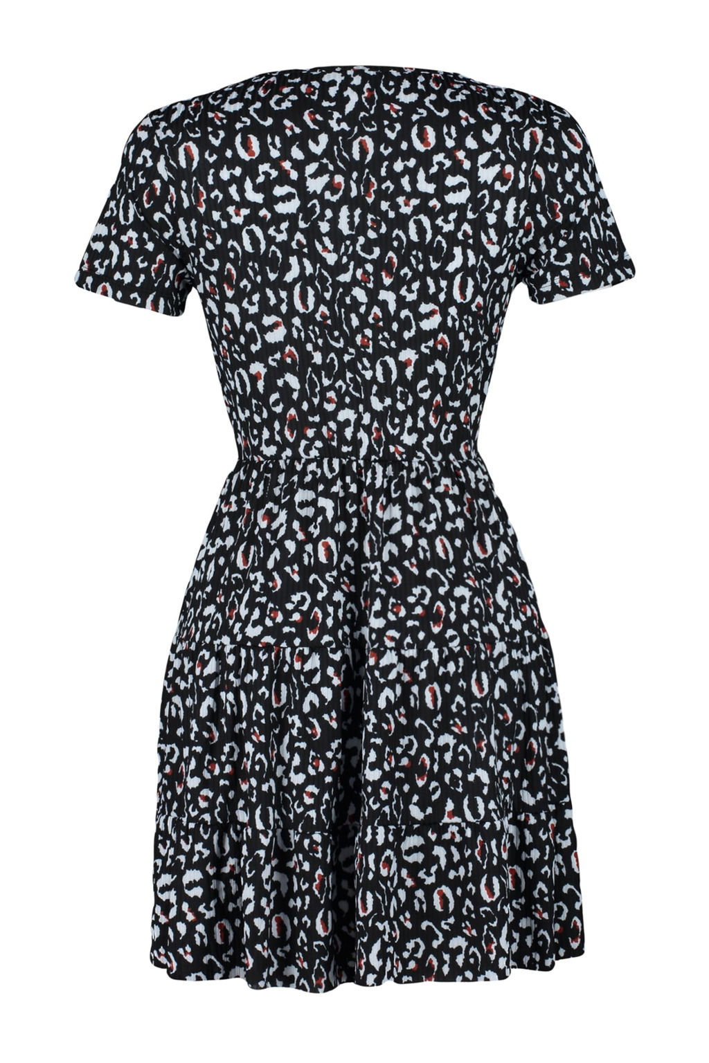 Yesil Bask?l? Kruvaze Yaka Mini Esnek Orme Elbise TWOSS21EL0241 - Trendyolmilla фото 19