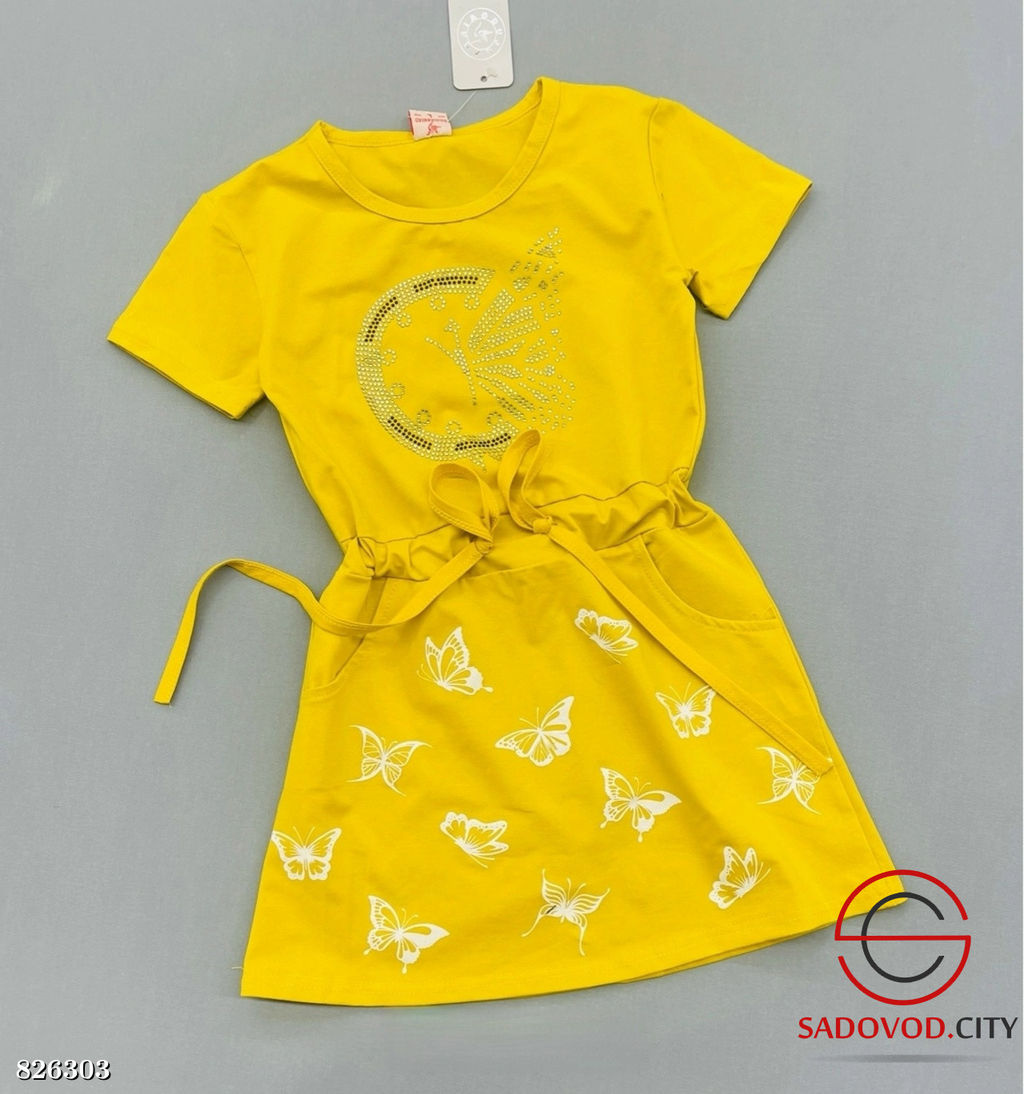 Платье для девочки из хлопка