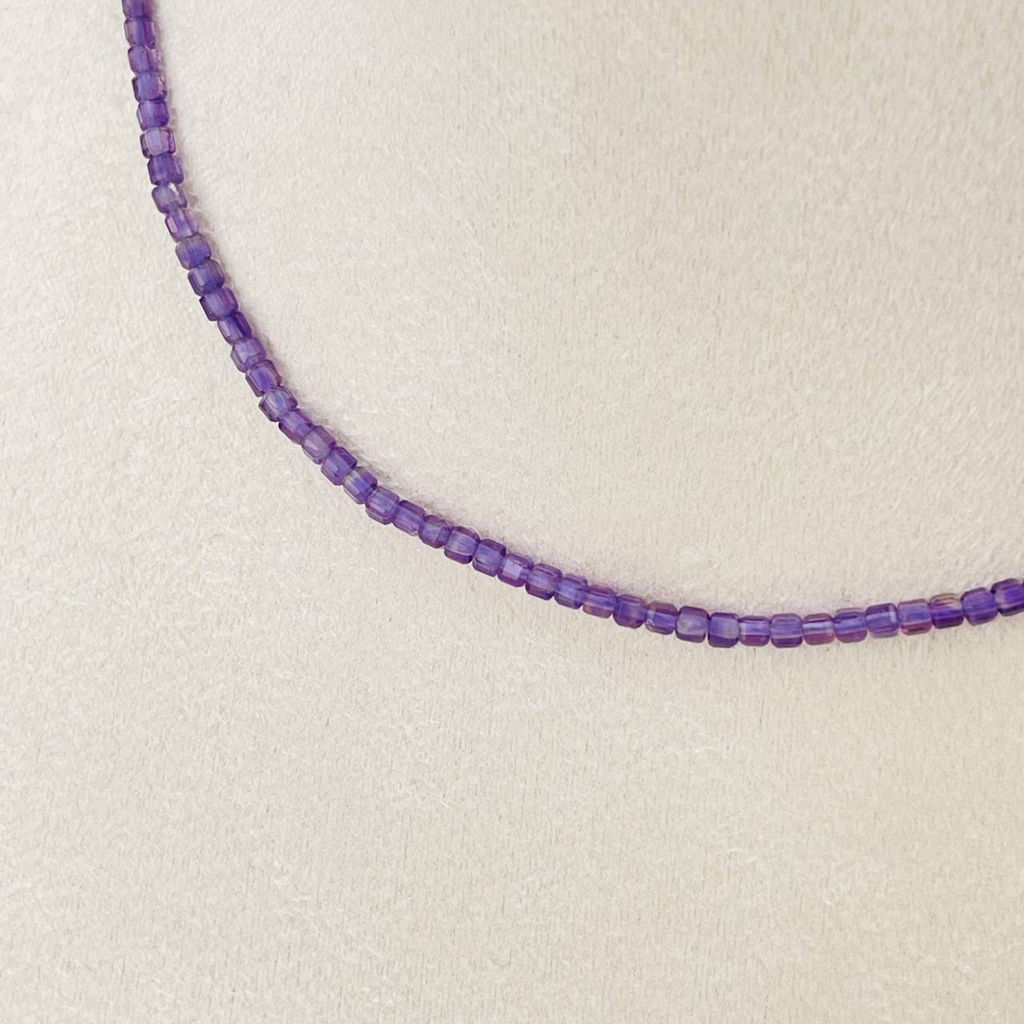 Колье из Аметиста (градиент) 39 см +