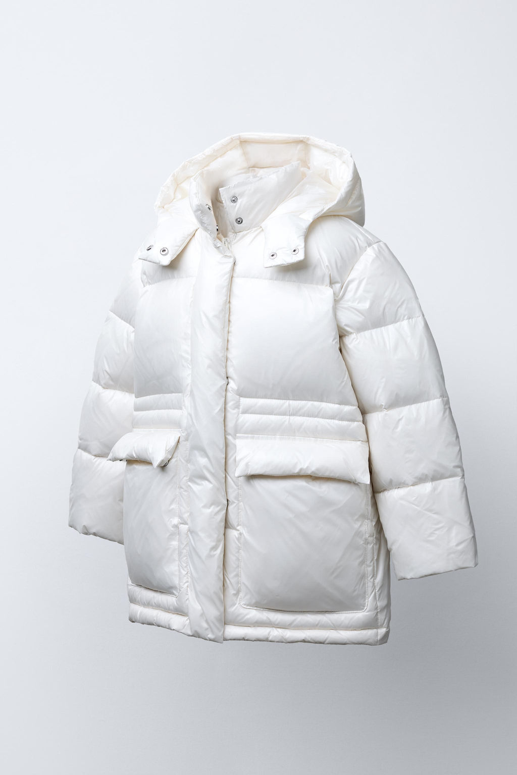 WATER-REPELLENT FEATHER DOWN PUFFER JACKET - Zara фото 2