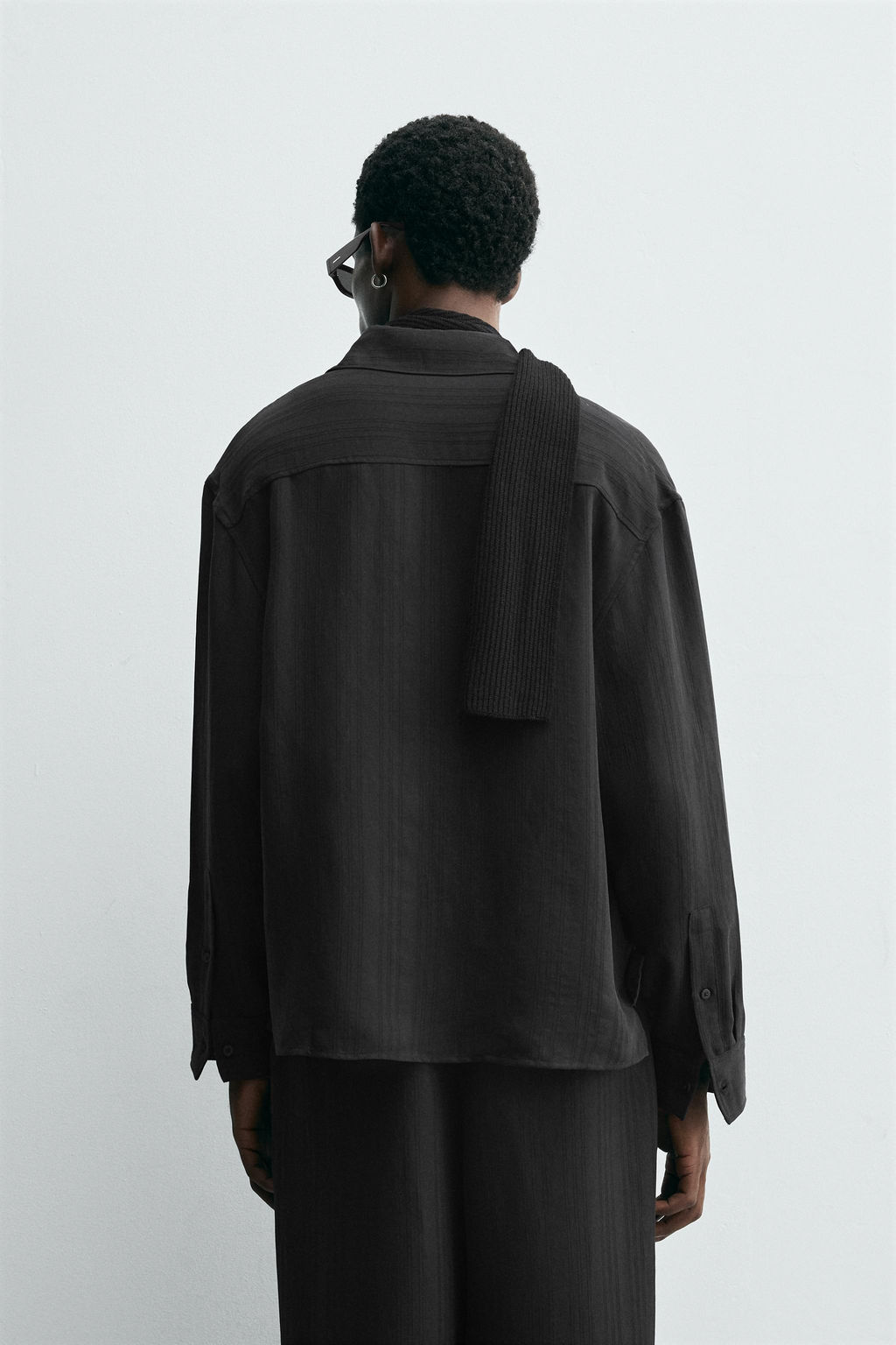 STRIPED JACQUARD SHIRT - Zara фото 3