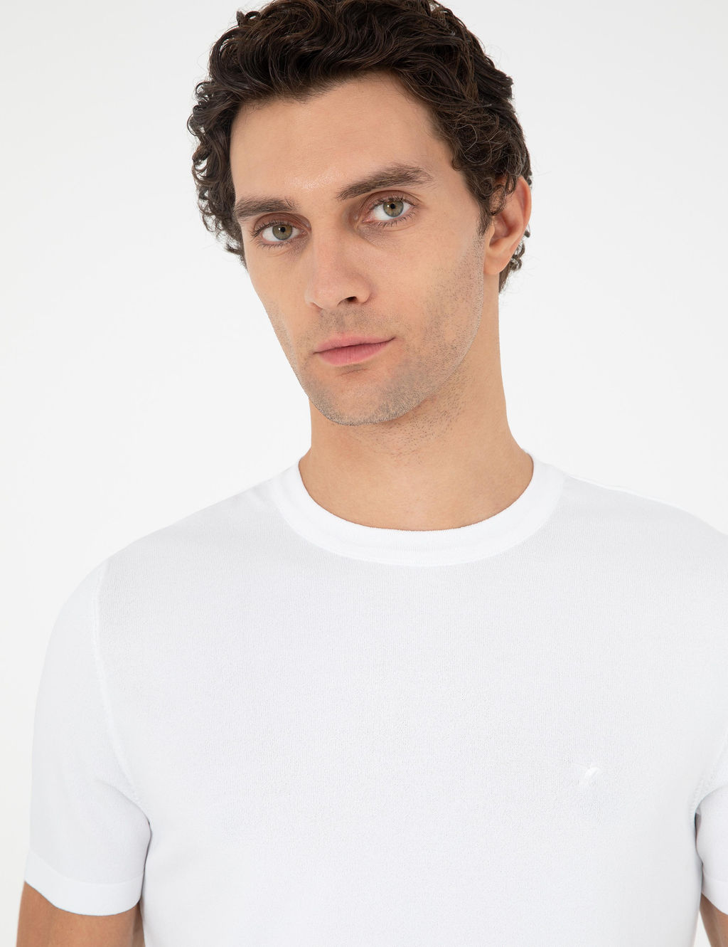 Белый зауженный свитер - Cacharel фото 2