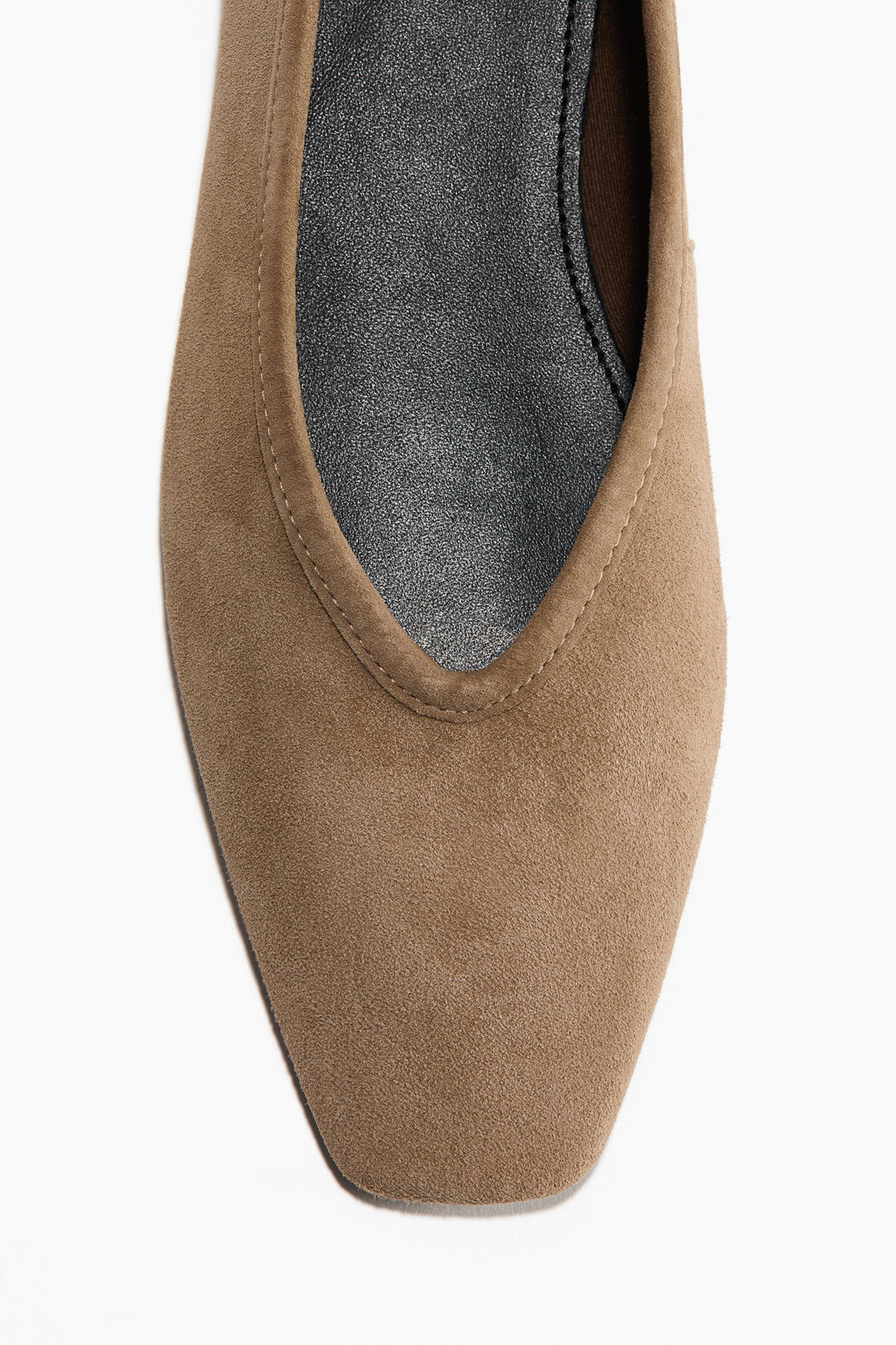 Leather ballet flats - H&m фото 4