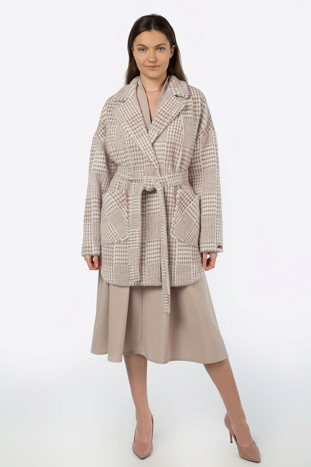 Пальто демисезонное (пояс) - El podio фото 12