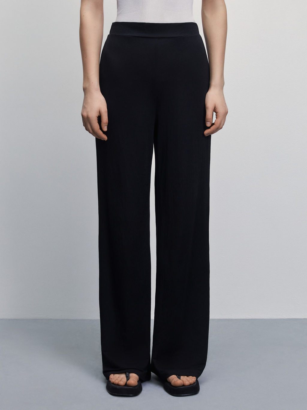 Прямые брюки из вискозы / Zarina  фото 2