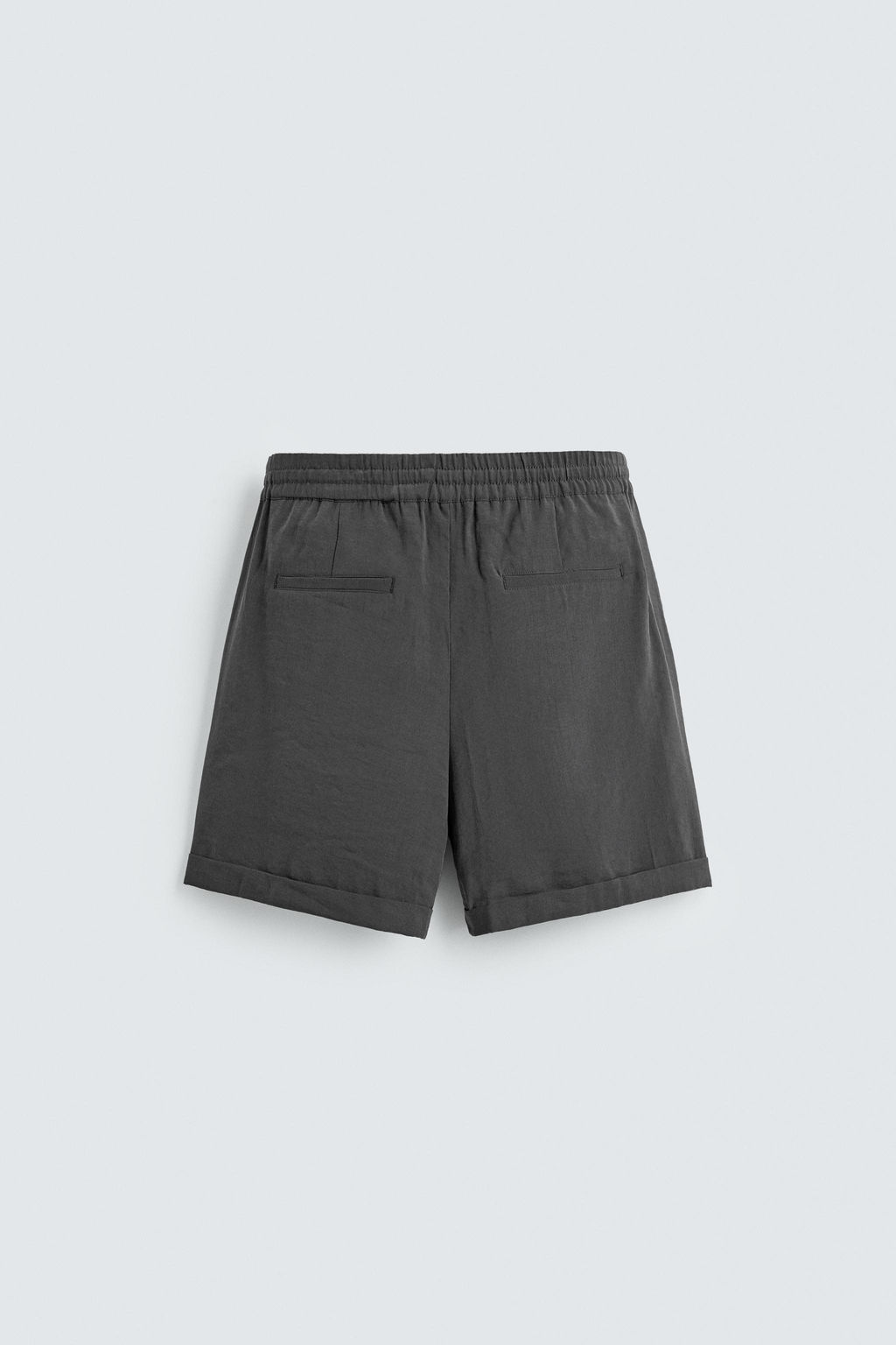 BERMUDA FLUIDA RELAXED FIT / Gris topo - Zara фото 8