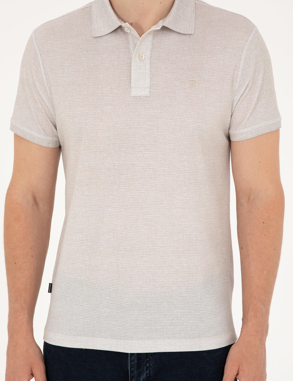 Bej Slim Fit Ti__rt - Pierre cardin фото 6