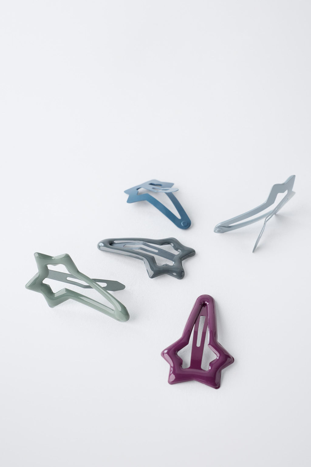 FIVE-PACK OF STAR HAIR CLIPS - Zara фото 3