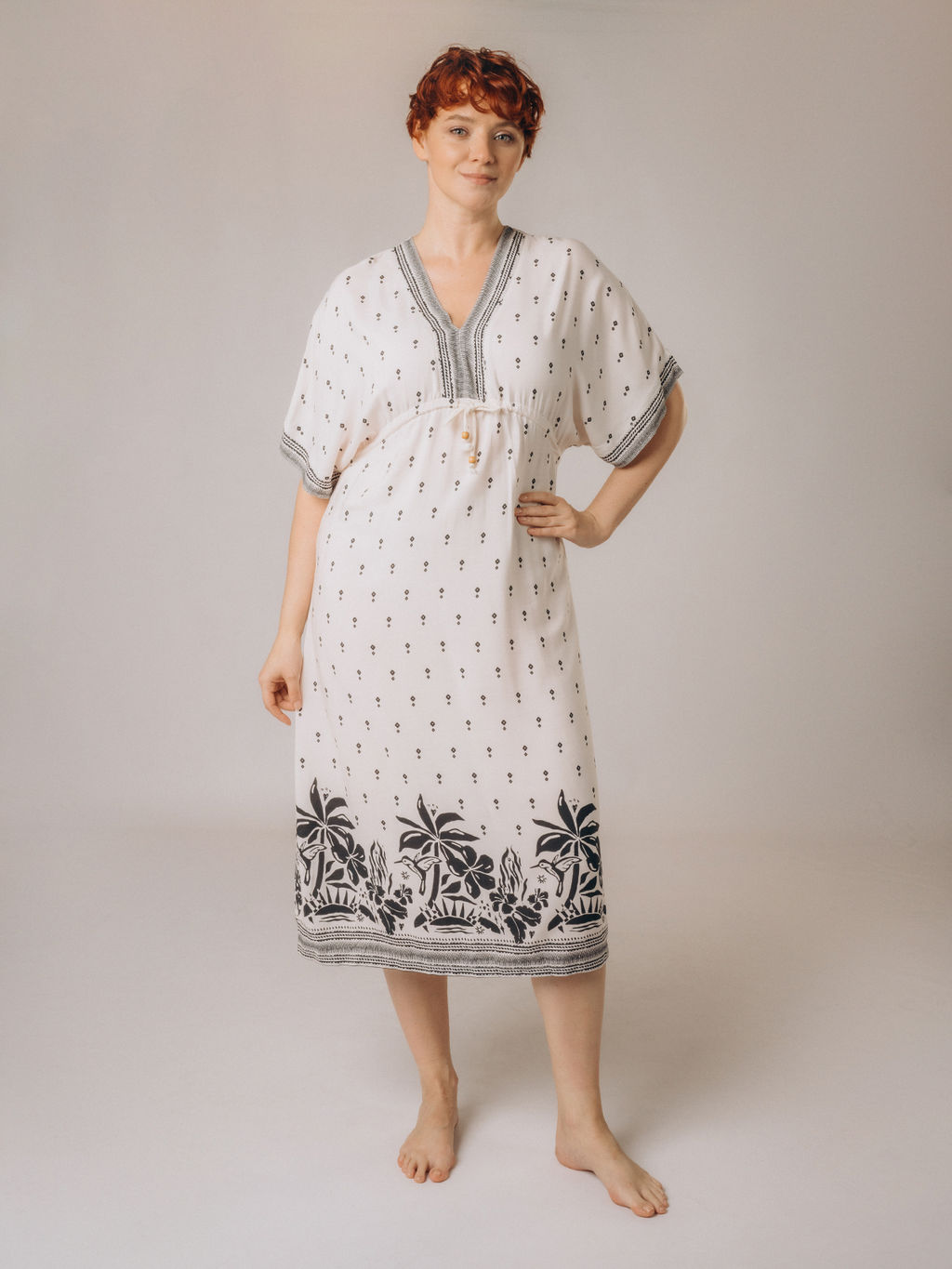 Пляжная туника Indefini (Арт. 5048YSQ)  фото 8