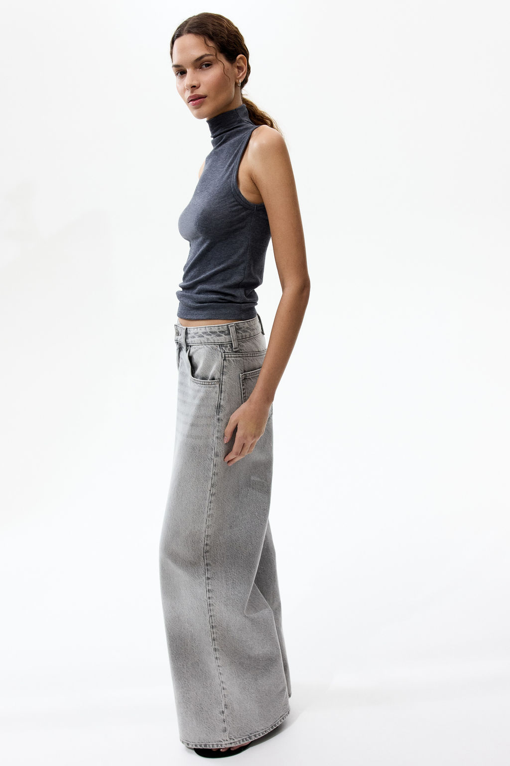 Top con cuello perkins - H&m фото 7