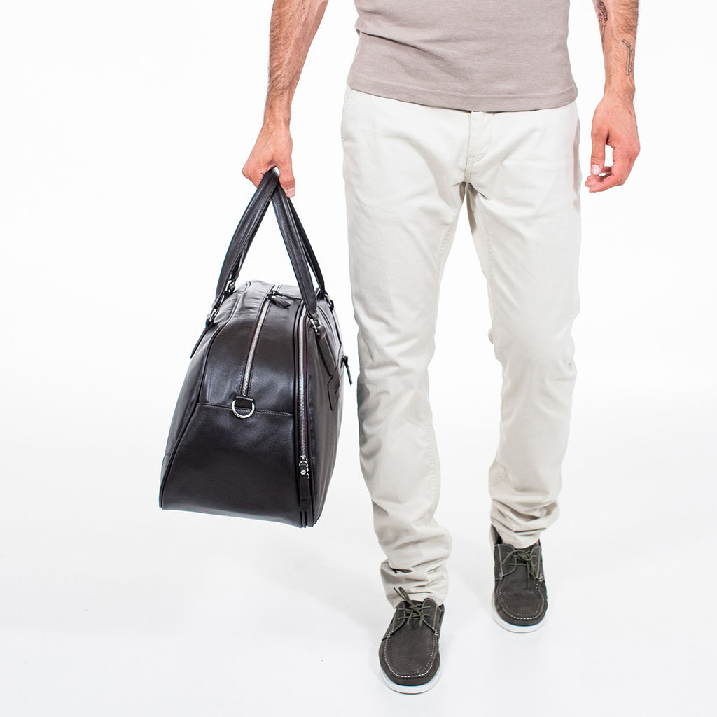 Кожаная дорожная сумка Jutland Black - Lakestone фото 8