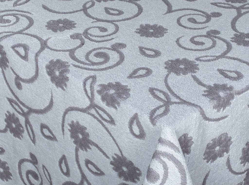 3с109.412ж1 Ленок (серый св1) Плед 208х200 см