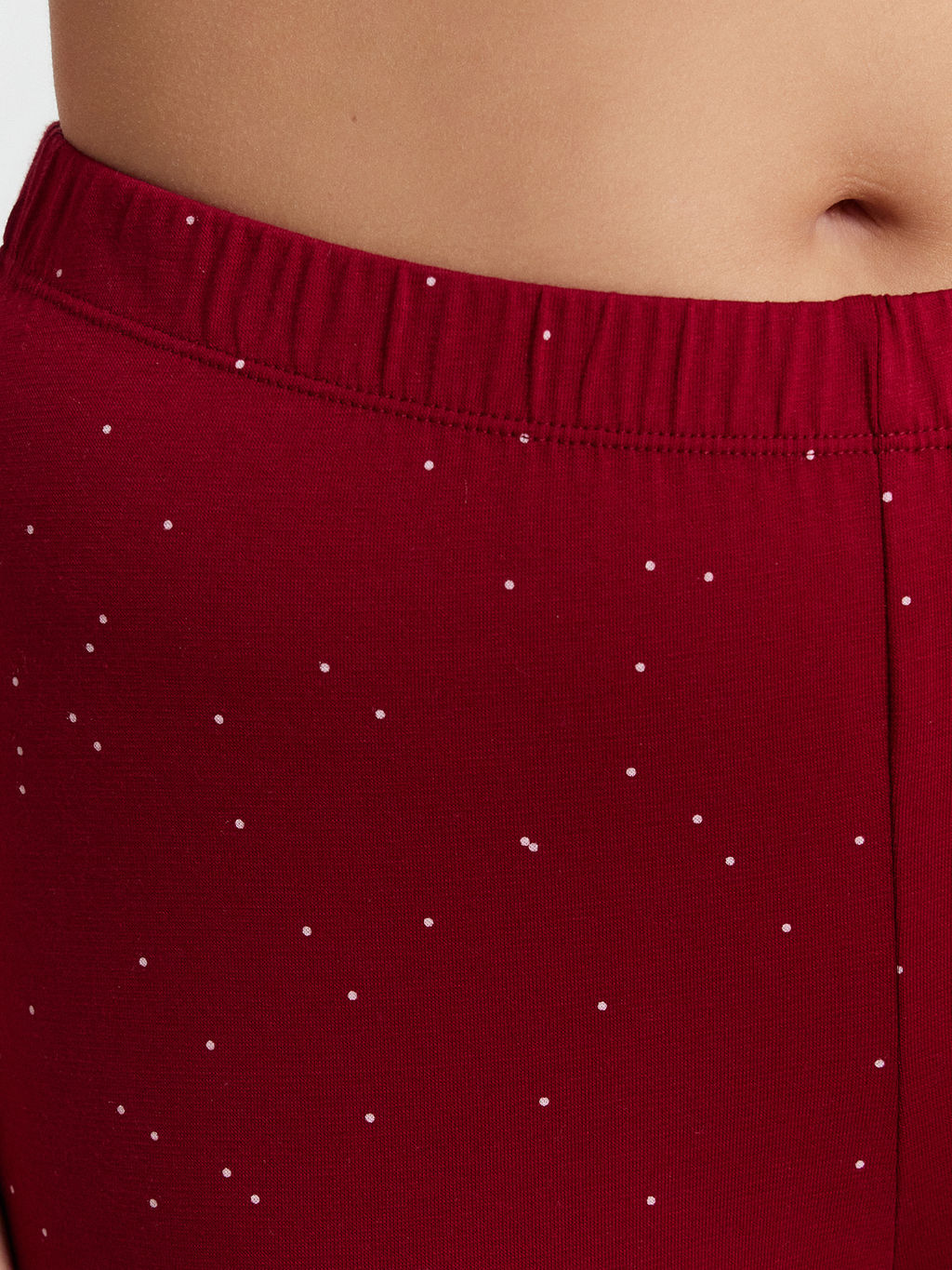 Пижама женская бордовая с принтом - Mark formelle фото 7