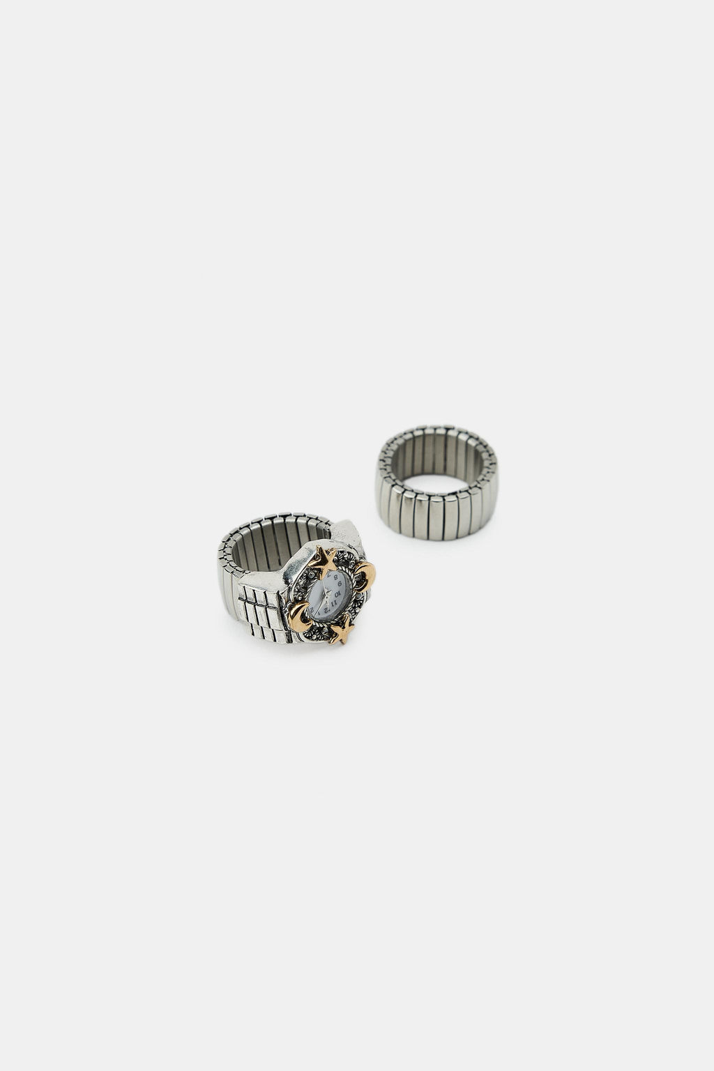 PACK OF 2 MESH WATCH RINGS - Zara фото 3