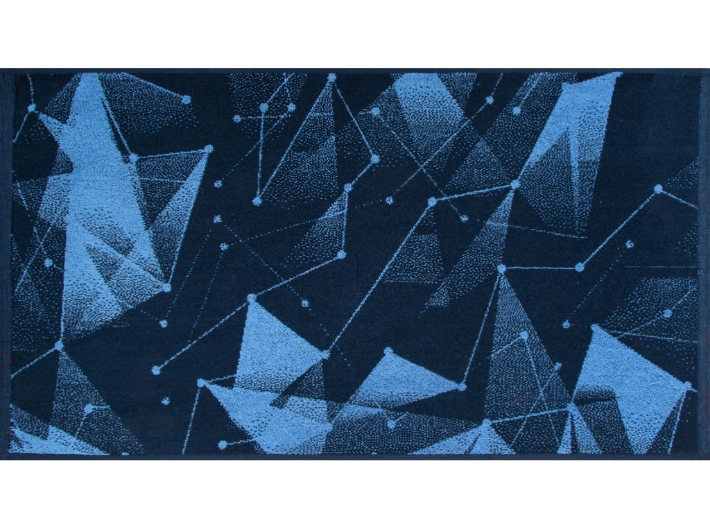 Полотенце махровое 6с103.412ж1 Млечный путь(т.синий2) 50х90см