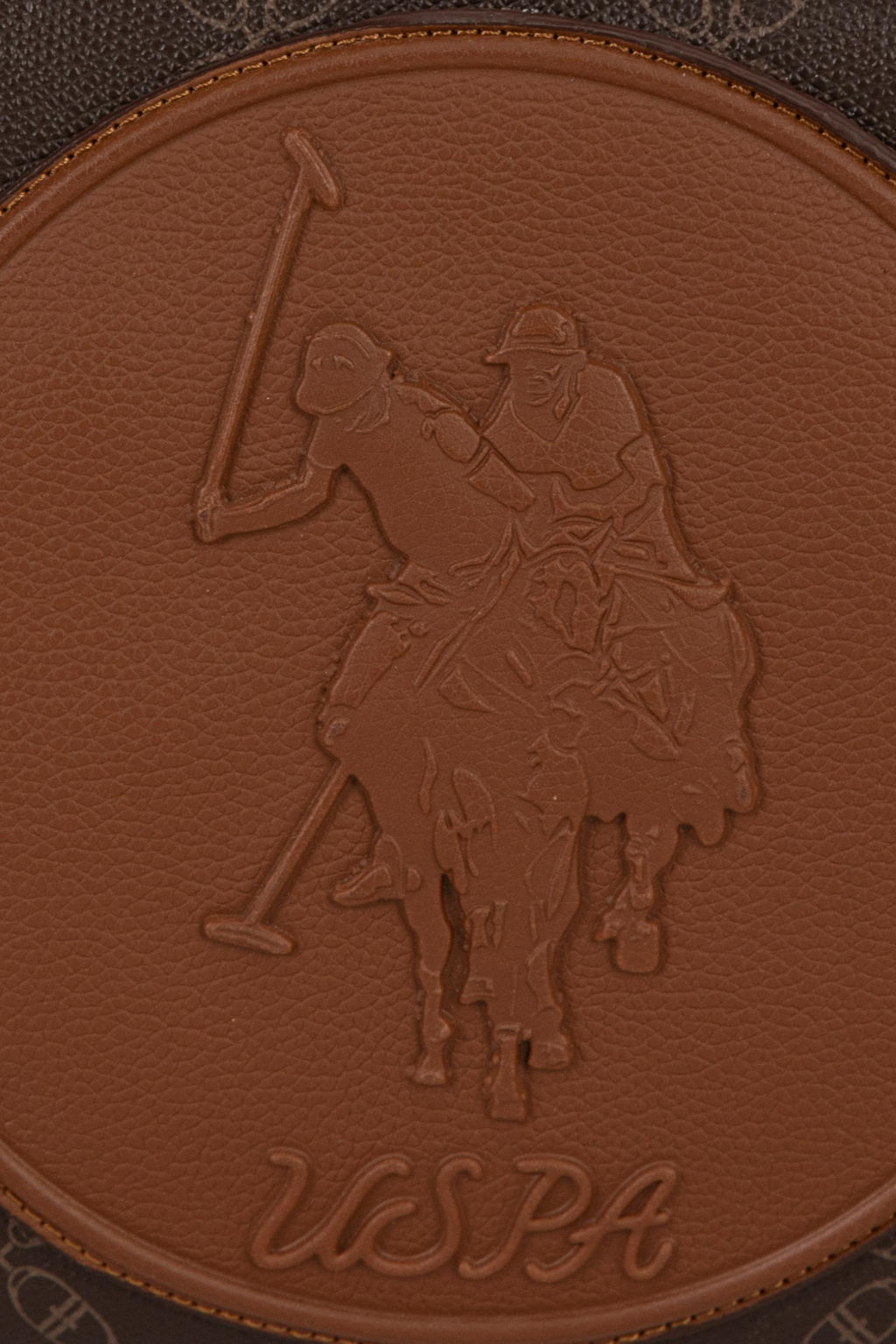 U. S. Polo Assn Женская коричневая сумка через плечо - U.s. polo assn фото 7